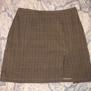 Very cute and soft plaid skirt!